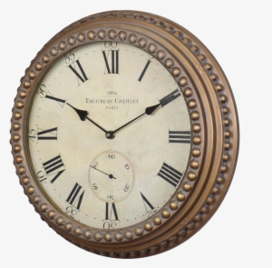 Chatelet Clock Gold - Wall Clock #3123259