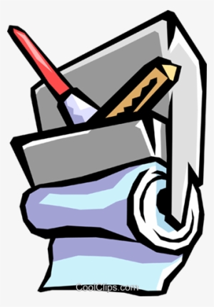 Cleaning Squeegee And Paper Towels Royalty Free Vector #3124364