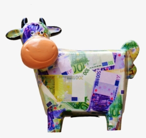 Cow, Save, Money, Piggy Bank, Funny, Ceramic, Bank - Euro #3124556