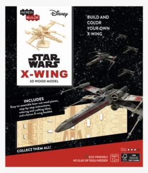 Incredibuilds: Star Wars: X-wing 3d Wood Model - Book #3125161