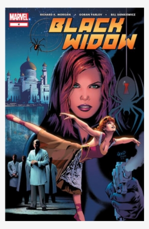 Купете Comics 2005-02 Black Widow - Framed Poster: Land's Black Widow No.4 Cover: Black #3125182