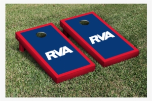 Rva Logo Red And Blue Cornhole Game Set - Texas Tech Corn Hole #3125884