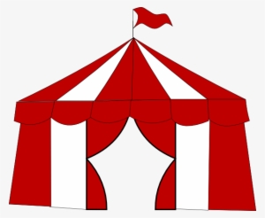 Red Circus Tent 2 Clip Art - Clip Art Circus Tent #3126523