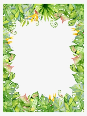 Design Summer Travel Poster Border Png Transparent - Acuarela Flamingo Dibujo #3126601