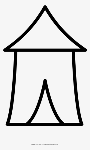 Carnival Tent Coloring Page - Logo Tipi #3126748