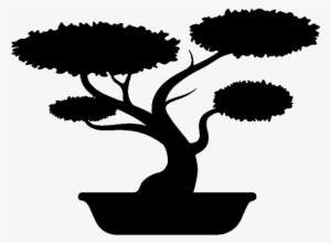 Bonsai Clipart Silhouette - Tree Silhouette Bonsai Clipart - Free ...