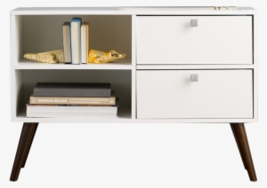 Langley Street Carneal Tv Stand Finish: White #3127233