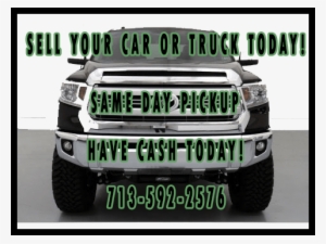 Junk Car Buyers Houston - Off-road Vehicle #3127721