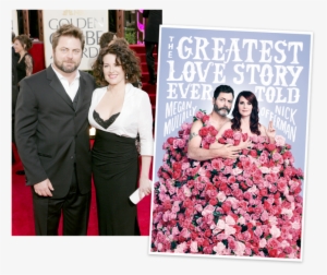 Nick Offerman And Megan Mullally At The 2005 Golden - Megan Mullally Nick Offerman Book #3127930