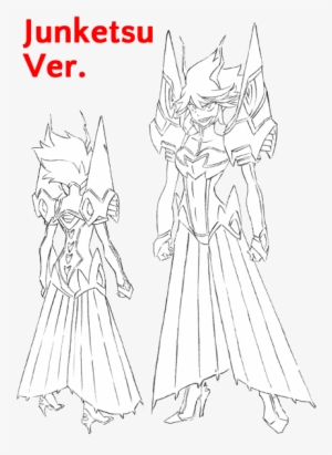 I Also Found This Original Artwork But The Style Of - Kill La Kill Matoi Ryuko With Junketsu #3128374