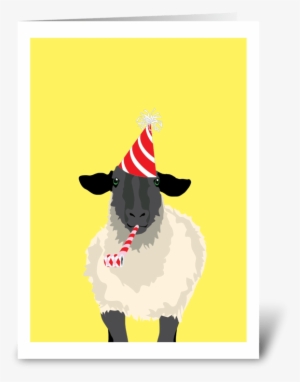 Birthday Sheep Greeting Card - Sheep Greeting Card #3128661