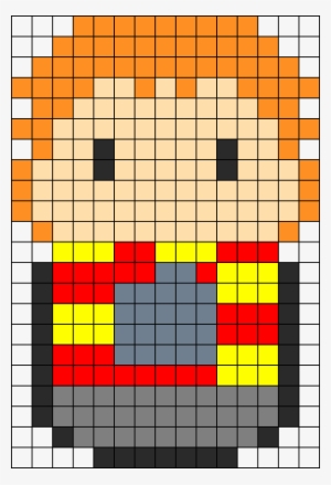 Ron Weasley Perler Bead Pattern / Bead Sprite - Hama Bead Harry Potter Ron #3129817