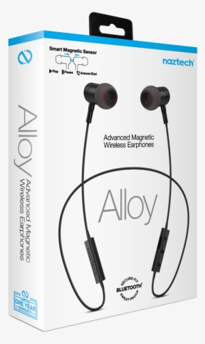 13680 Nzt Alloy Product Page Tier Unboxing - Black Headphones By Naztech - Black Naztech Alloy Wireless #3130462