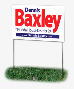 When Ordering Fold-over Signs, You Must Order 2x The - Political Campaign #3131150