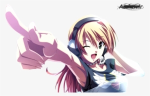 Anime Girl Dj Png #3131463