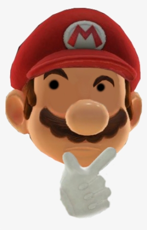 A Mario Thinking Emoji - Mario Emoji #3131849