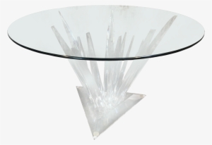 Lucite Stalagmite Dining Table In The Manner Of Haziza - Table #3133087 Lucite Stalagmite Dining Table In The Manner Of Haziza - Table #3133087