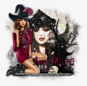 New *sexy Witch* Scrap Kit By Amy Marie Kits The Kit - Illustration #3133974