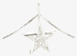 Star Pendant Necklace - Diamond Star Pendant #3134767