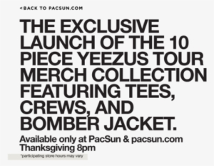 Pacsun Yeezus Line - Target #3135792