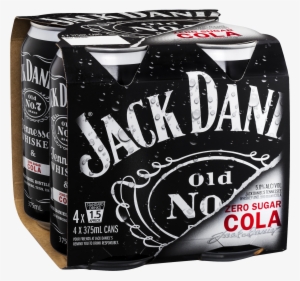 Jack Daniel's Tennessee Whiskey & Zero Sugar Cola Cans - Jack Daniels Cola Zero #3135996