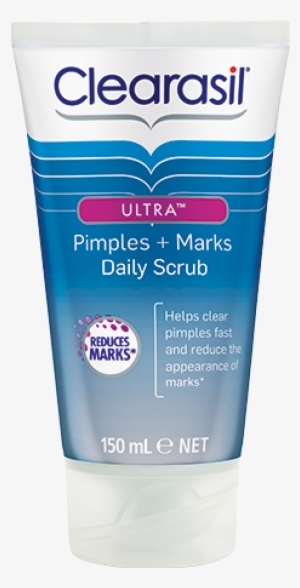 Daily Clear Blackhead Clearing Scrub - Clearasil Ultra Daily Scrub Pimples + Marks 150ml #3136513