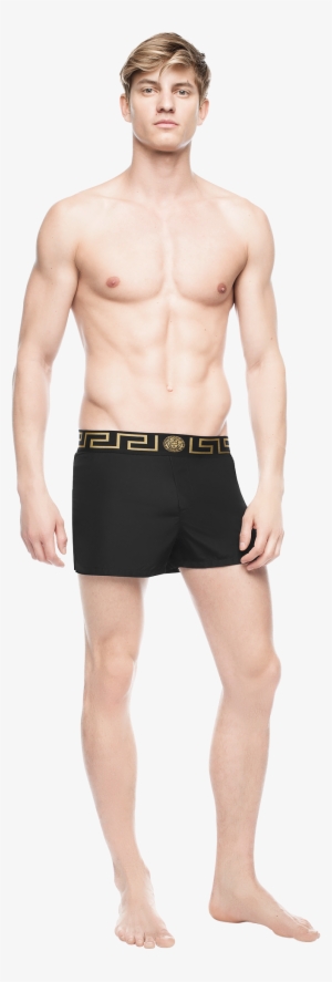 Greek Key Border Swim Bottoms #3136824