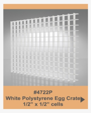 White Polystyrene Egg Crate Air Return - Egg Crate Lighting Panel #3137358