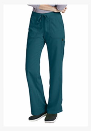 Grey's Anatomy Ladies' 4-pocket Elastic Pant - Scrubs #3137406