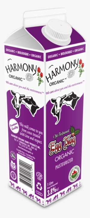 Premium Organic Egg Nog One Litre Carton - Carton Of Eggnog Transparent #3137517