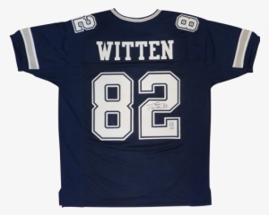 Jason Witten Autographed Dallas Cowboys - Signed Jason Witten Jersey - Jsa Witnessed Navy #3137865