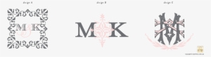 Romantic Wedding Monograms #3137930