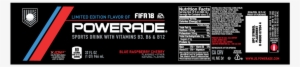 Powerade Labels-01 - Powerade Sports Drink, Lemon Lime, 20 Fl Oz (pack Of #3138050