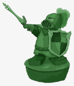 Knightly Shrubbery Furniture Icon - Arbusto Club Penguin #3138310