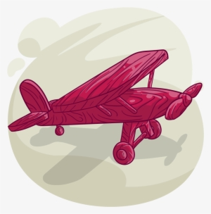 Maroon Plane - Stinson Reliant #3139334