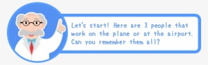 Here Are 3 People That Work On The Plane Or At The - Airplane #3139418