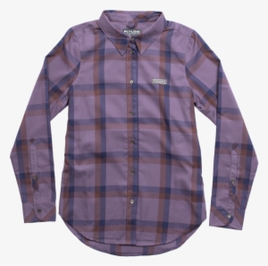 Flylow Brigitte Flannel - Brigitte Flannel - Women's-lilac/galaxy/plum Plaid-medium #3139590