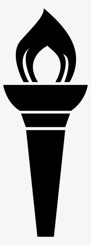 Torch With Fire Flame On Top Of The Tool Comments - Light #3139894