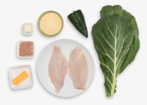 Spiced Catfish & Poblano-cheddar Gritswith Stewed Collard - Stew #3139939