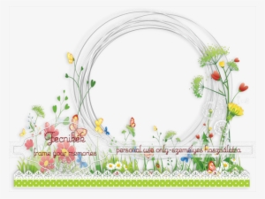 Spring Border Png Fecnikék - Scrapbook Cluster Frames Png #3140398