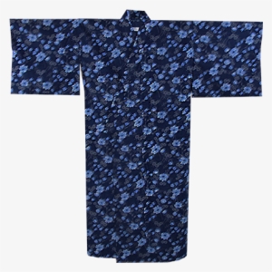 Yukata, Deluxe Flannel Flower Garden Blue - Blue #3140479