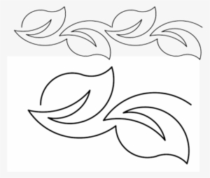 #30684 Spring String Border, 2x - Line Art #3140536