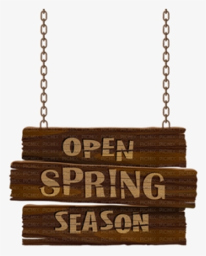 Spring Sign Border - Open For The Season Sign #3140613