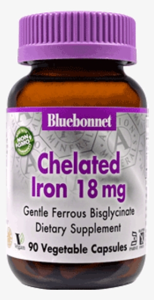 Bluebonnet Chelated Iron (90 Vegcaps) #3140898