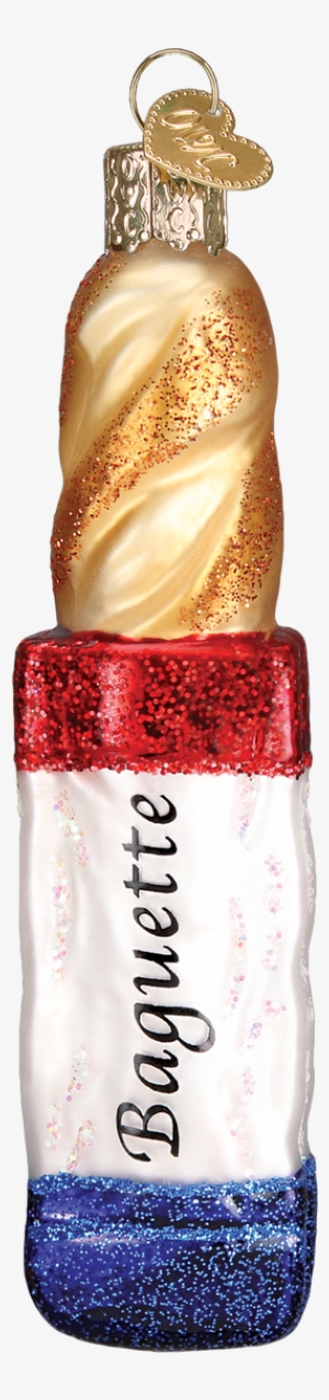 French Baguette Bread Glass Ornament - Baguette Ornament #3142230