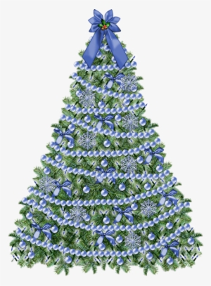Blue Christmas Tree Png Download - Christmas Tree No Background #3143136