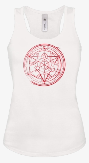 Monekers Transmutation Circle T-shirt Tanktop White - T-shirt #3143556