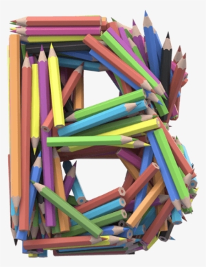 Colored Pencils Font - Wood #3144043