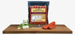 14019 Simplicity All Natural Uncured Franks - Bratwurst #3144105