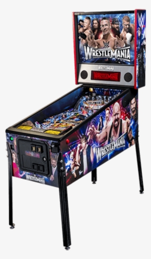 Wwe Pro Pinball Machine - Wwe Wrestlemania Pro Pinball Machine By Stern #3144202